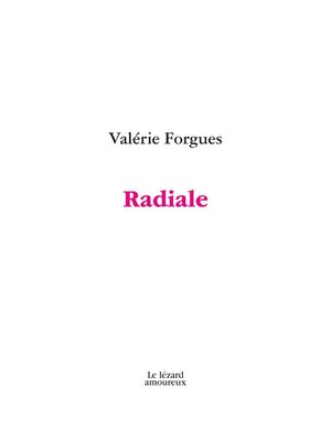 cover image of Radiale